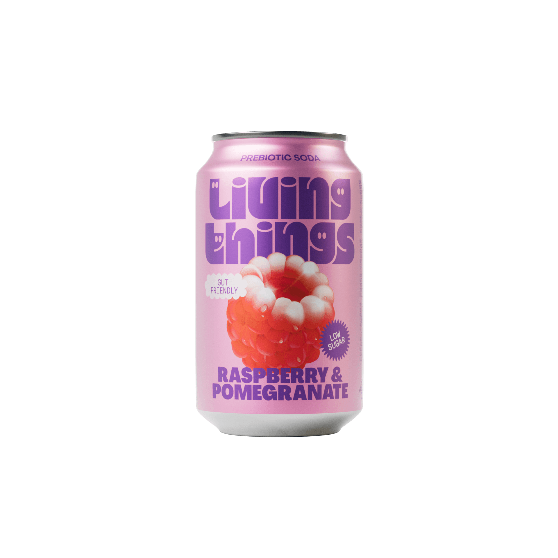 Raspberry and Pomegranate Prebiotic Soda