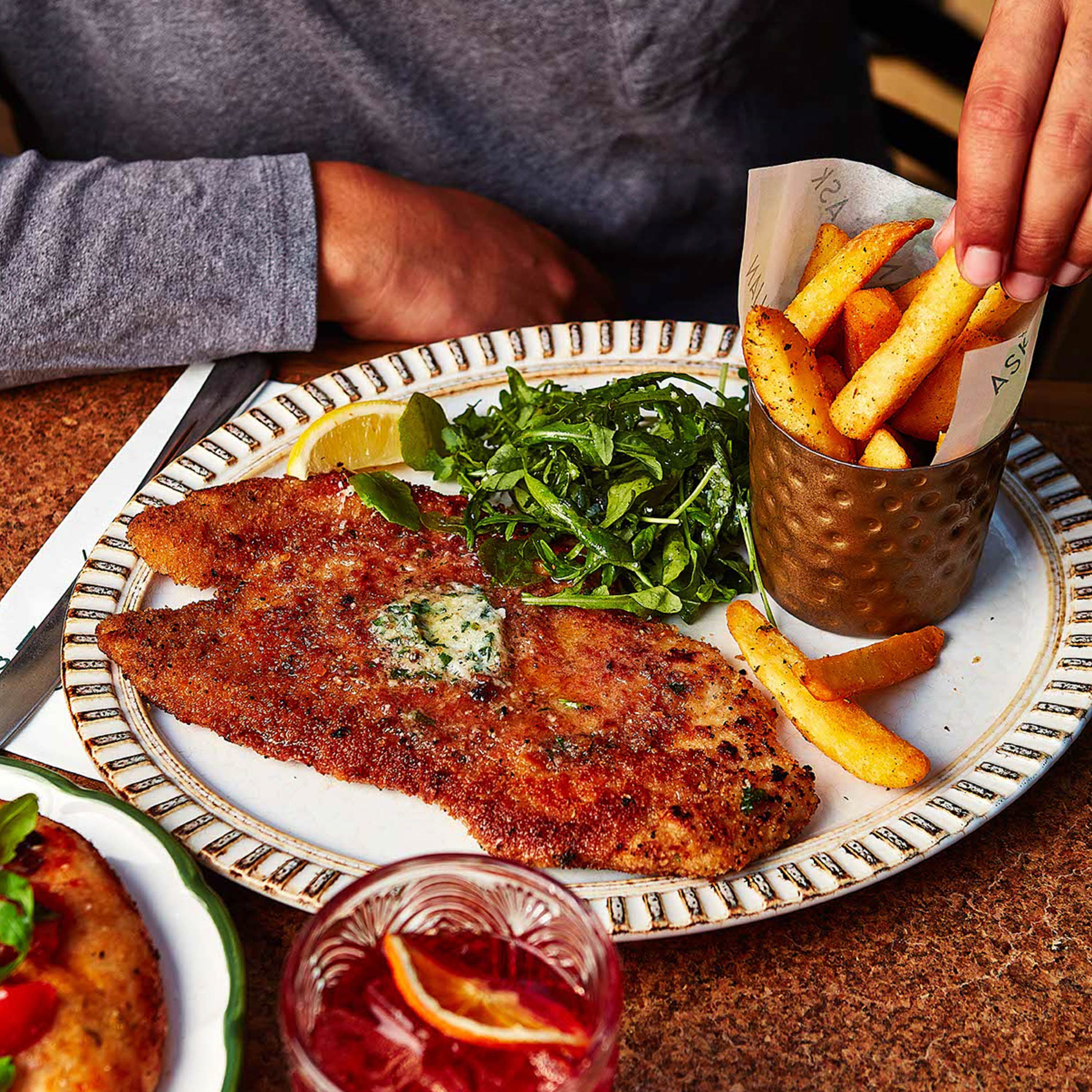 Pollo Milanese With Chips