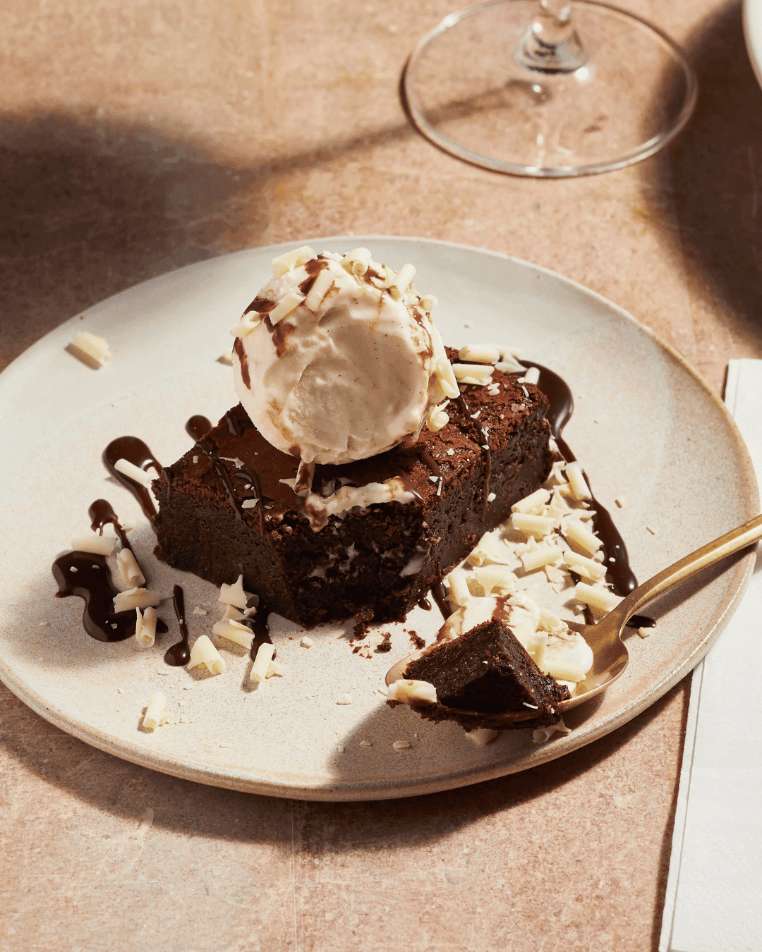Warm Chocolate Brownie
