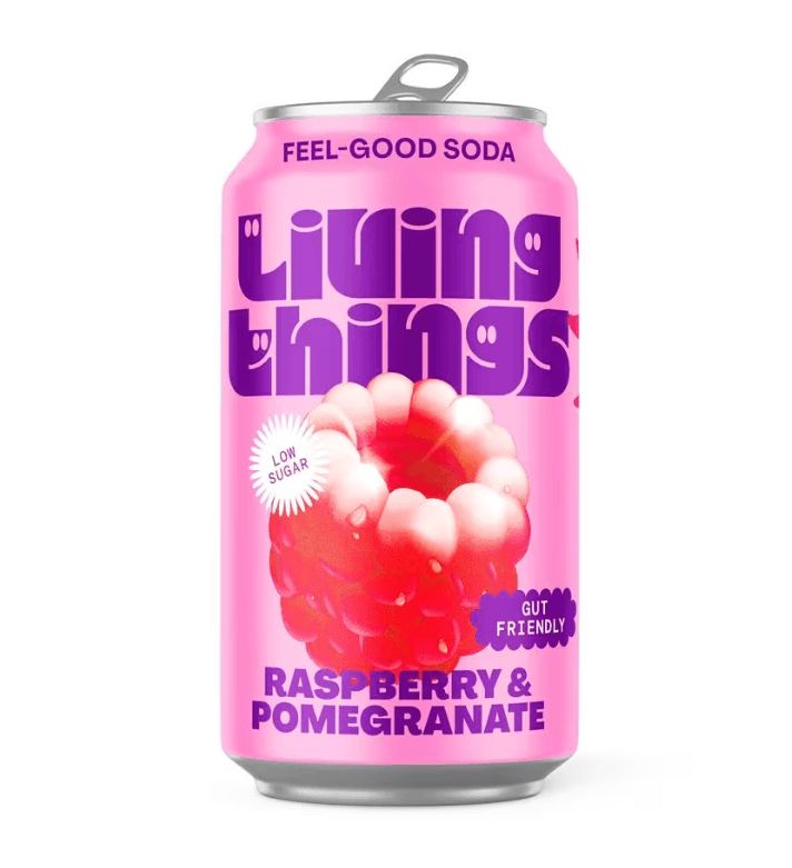 Raspberry and Pomegranate Prebiotic Soda