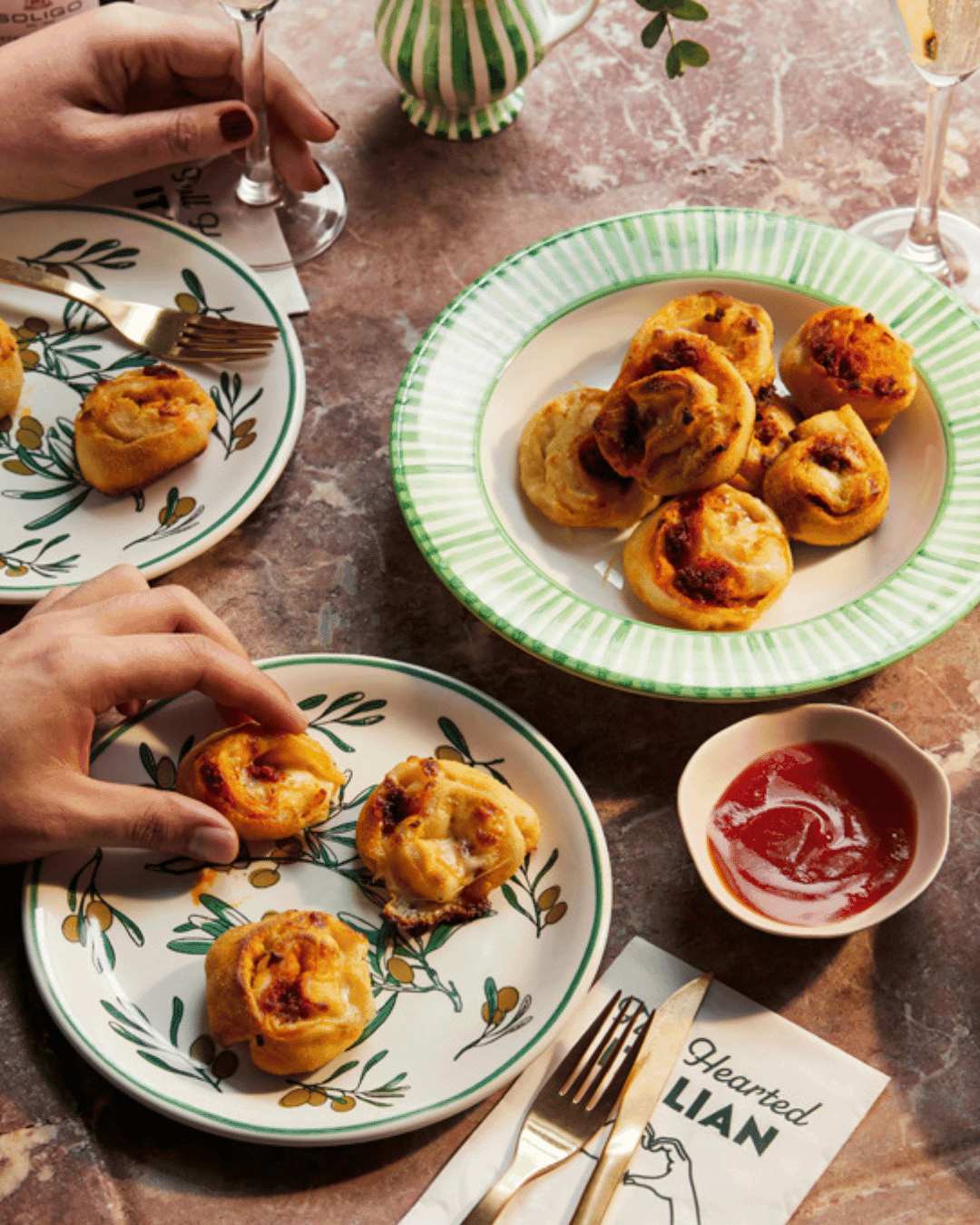 'Nduja & Cheese Dough Bites