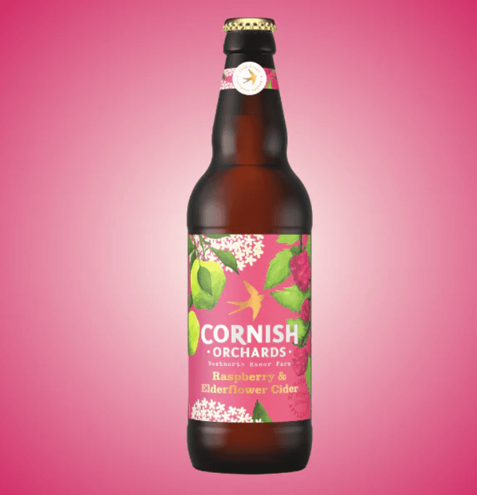 Cornish Orchards Raspberry & Elderflower Cider