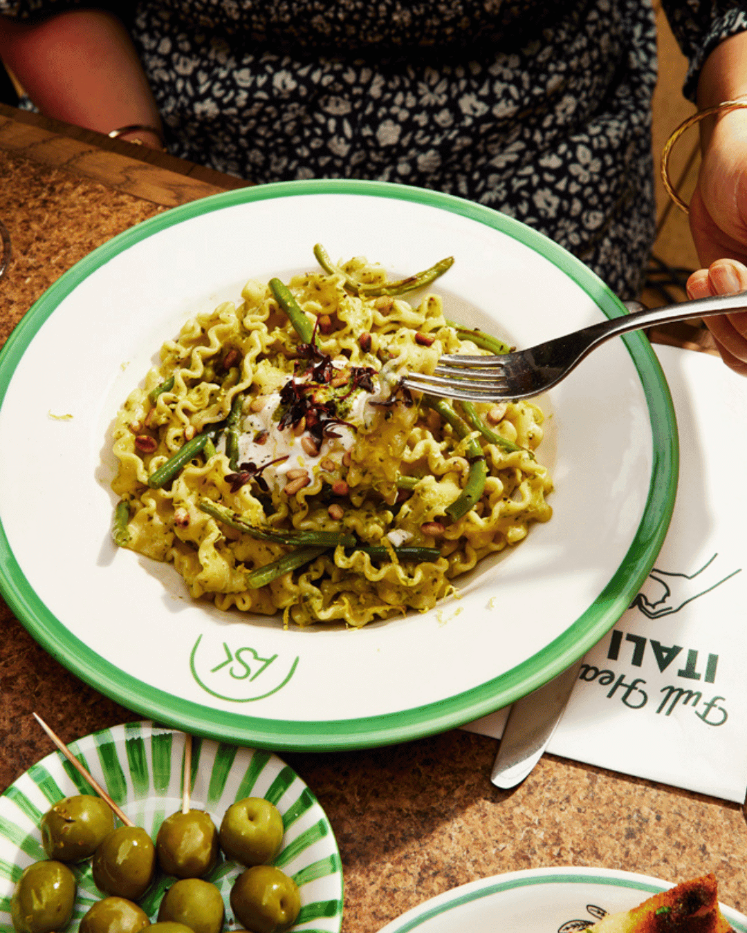 Pesto Stracciatella Tagliatelle