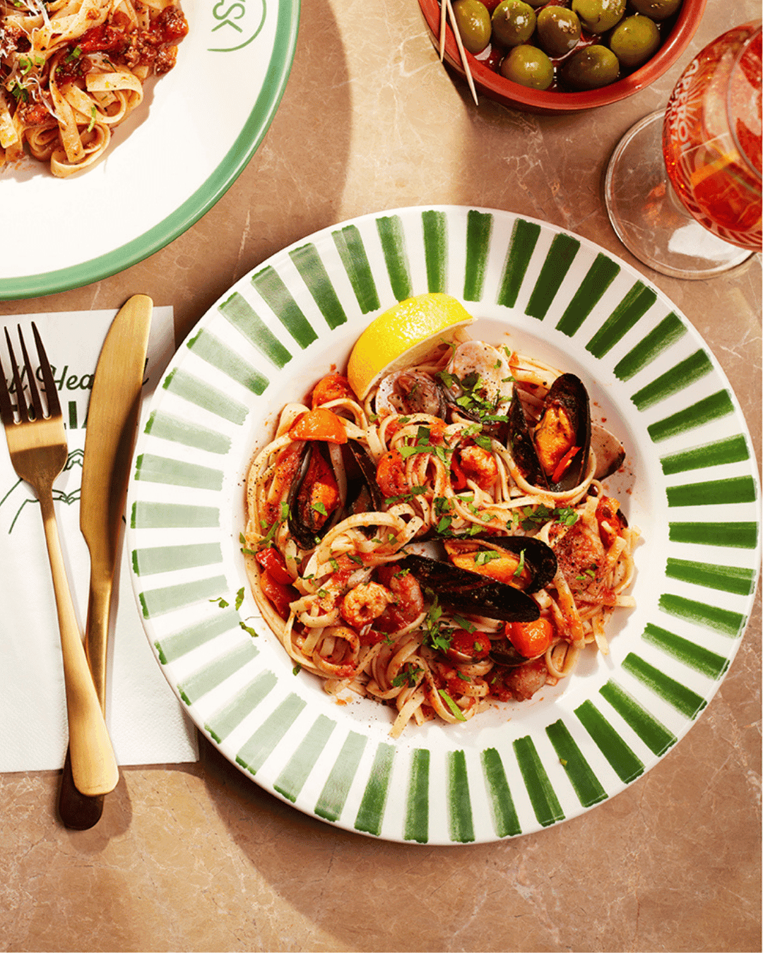 Linguine con Frutti di Mare
