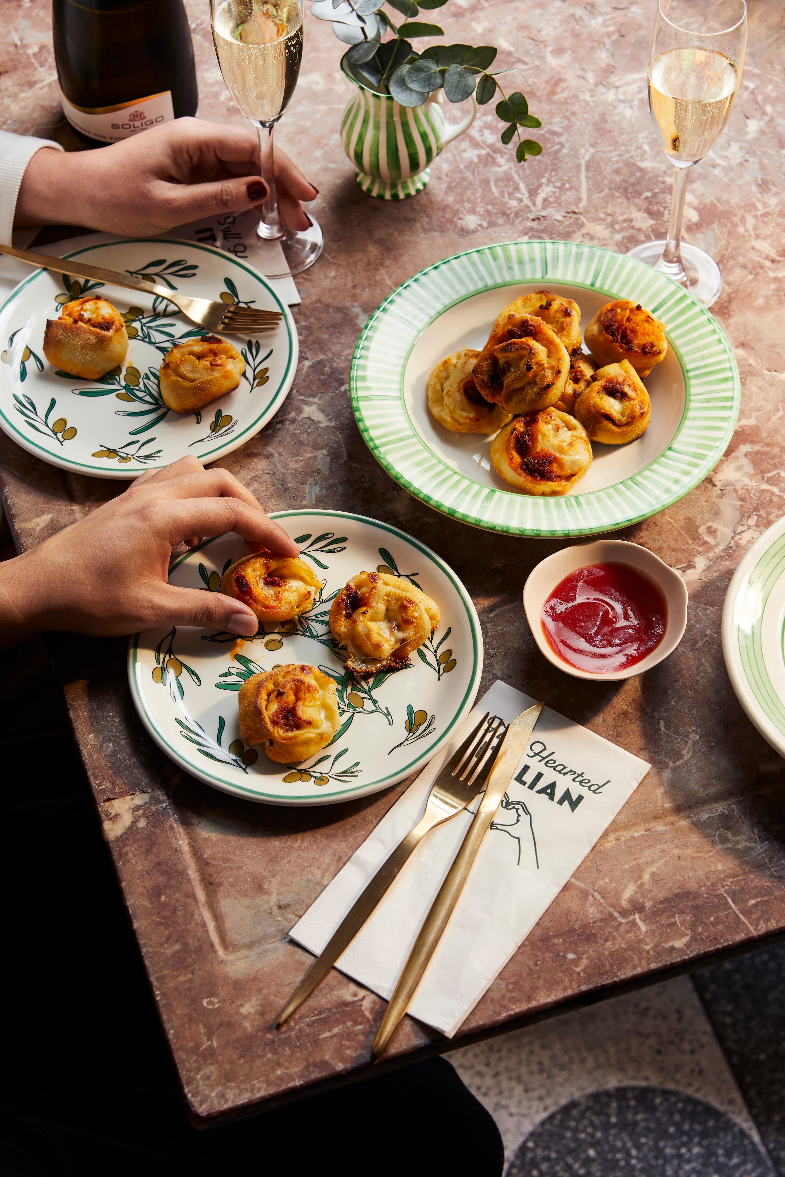 'Nduja & Cheese Dough Bites