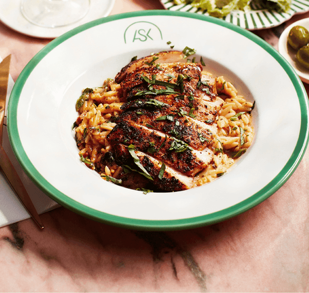 Tuscan Chicken Orzotto