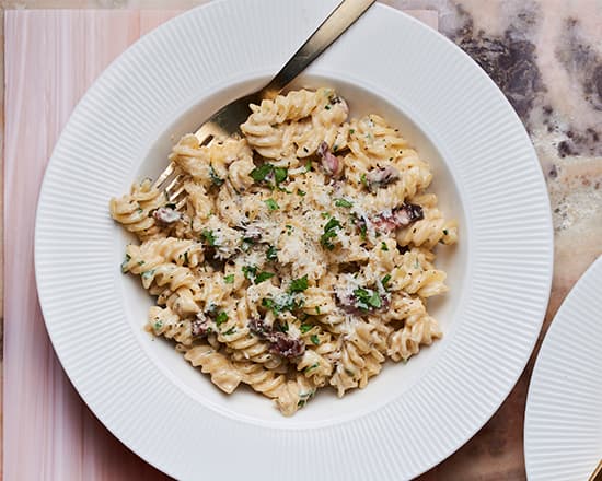 Non Gluten Carbonara Alla Romana Pasta