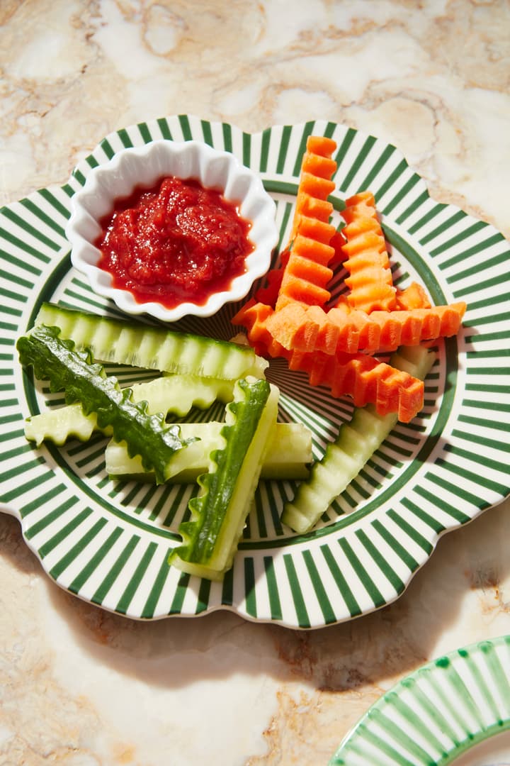 Crinkly Veggie Dippers