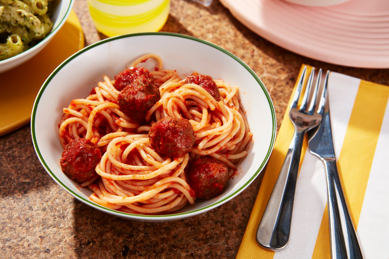 Kids Spaghetti & Mighty Meatballs