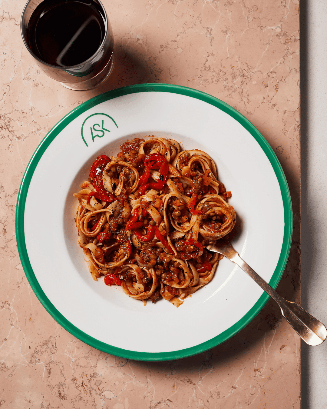 Vegan Fettuccine Lentil Ragu