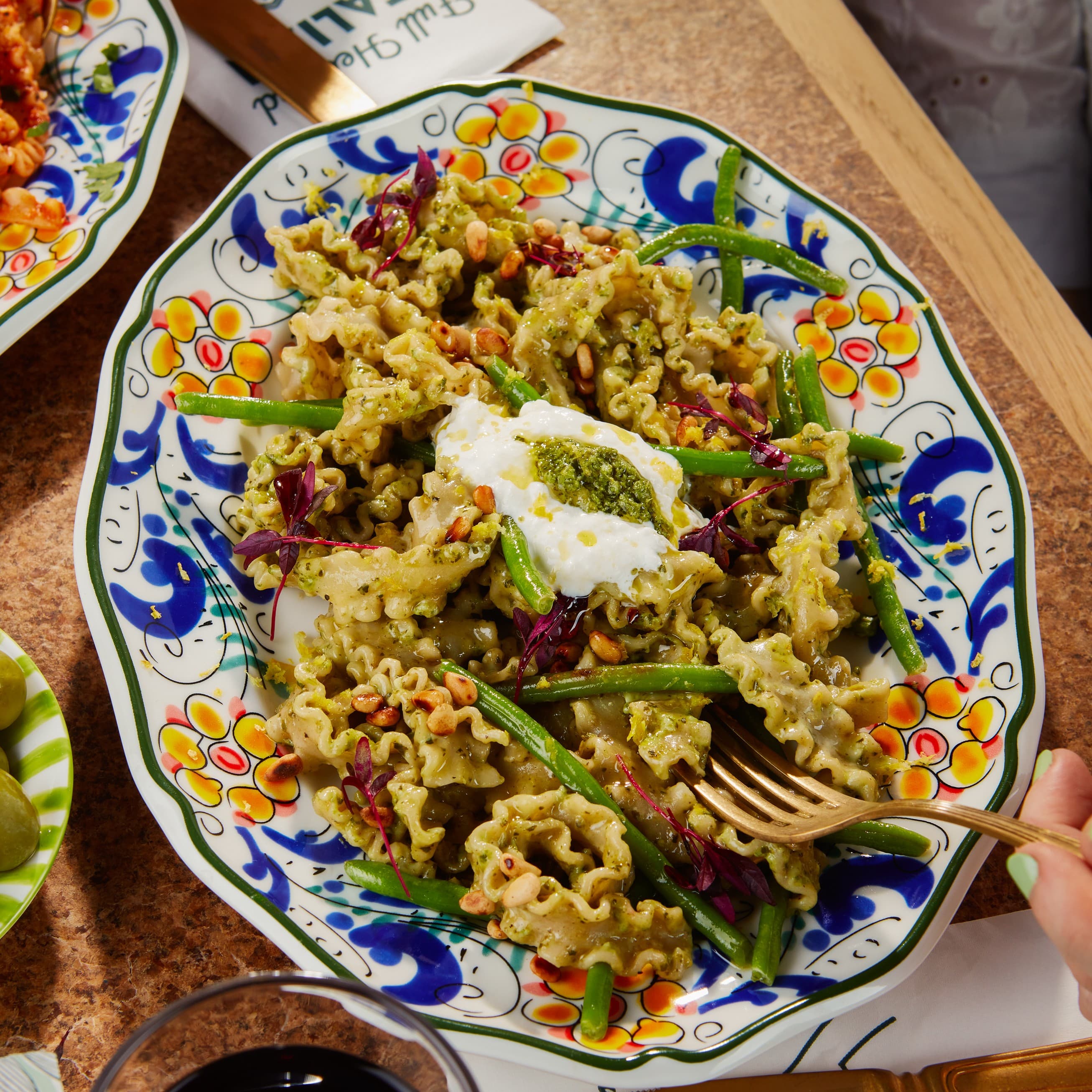 Pesto Stracciatella Tagliatelle