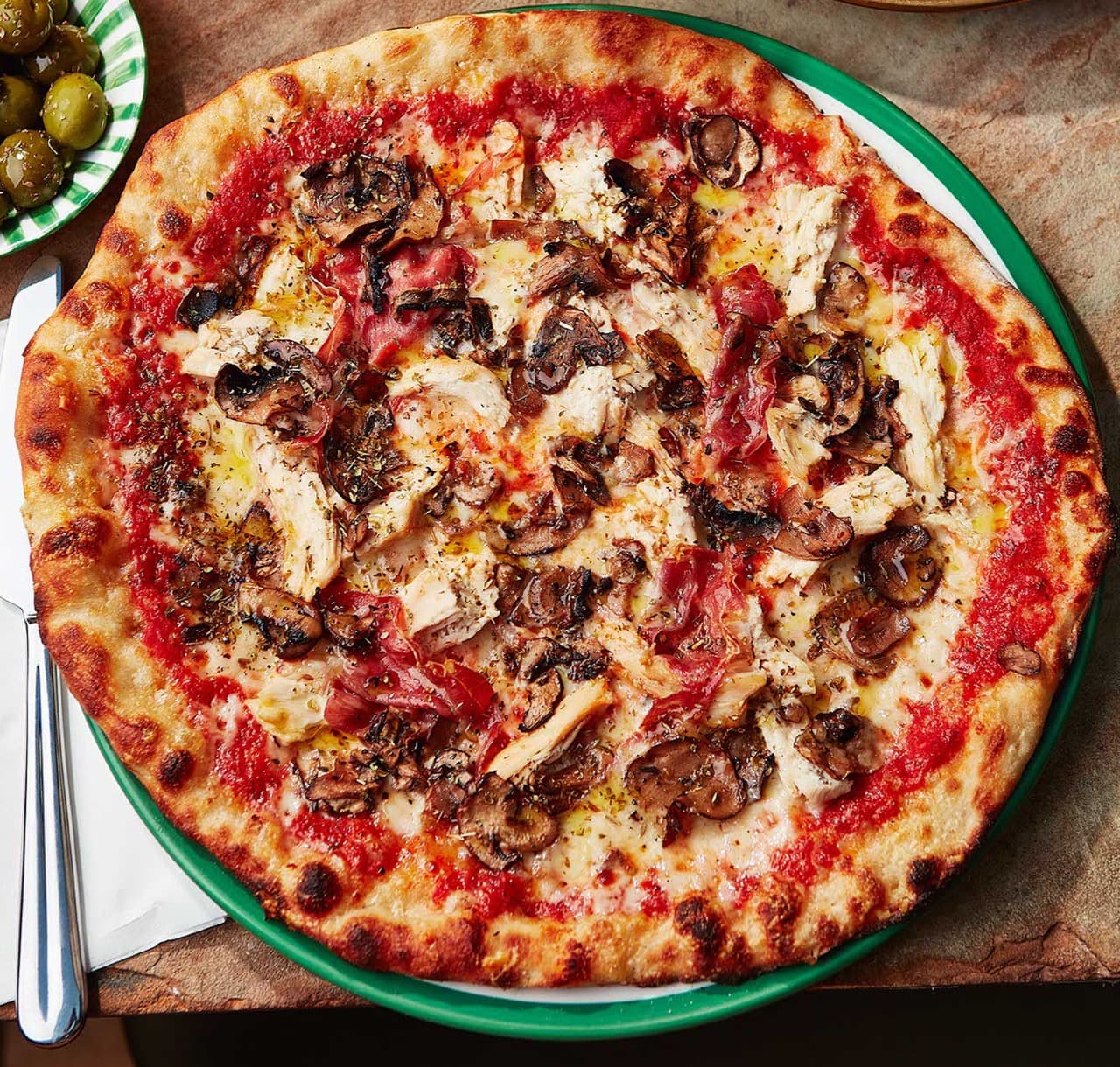 Pollo Coppa e Funghi
