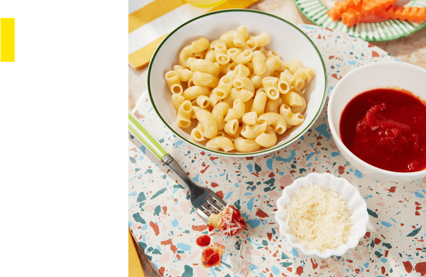 Dip and Dunk – Curly Pasta