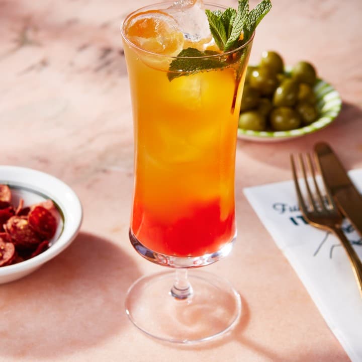 Peach Bubble Tea