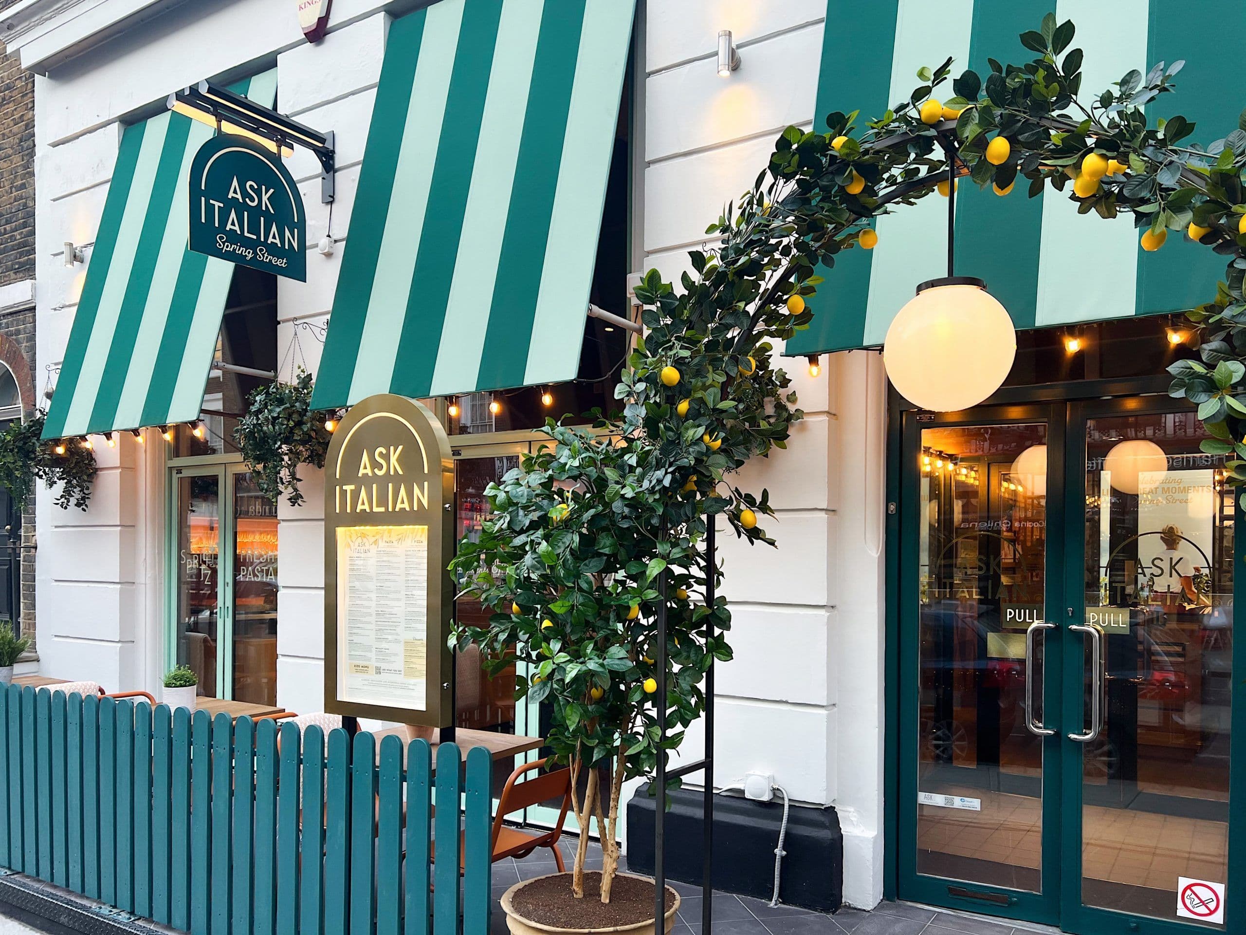 Outdoor Dining in ASK Italian Spring Street