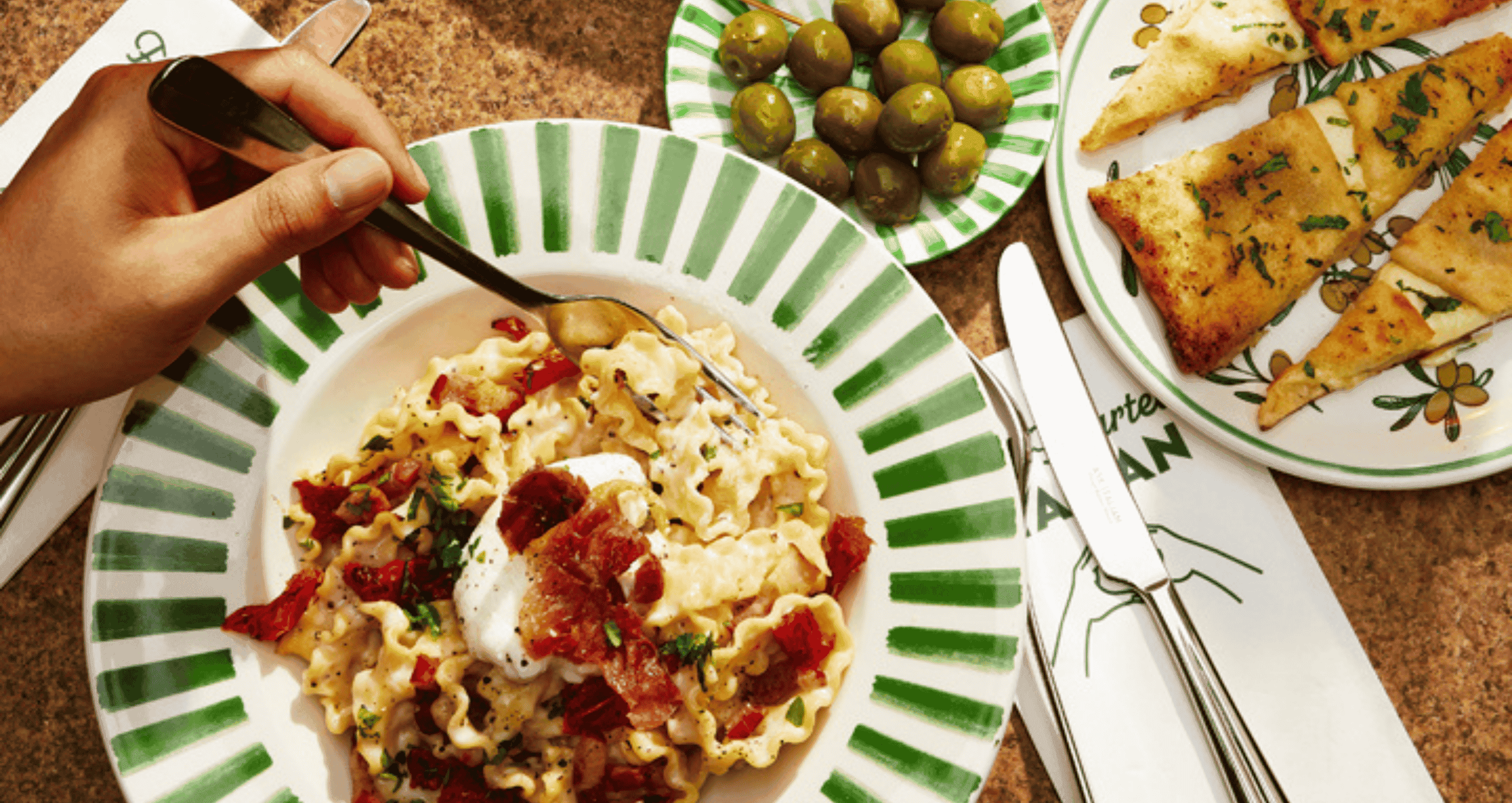 Burrata & Pancetta summer hero