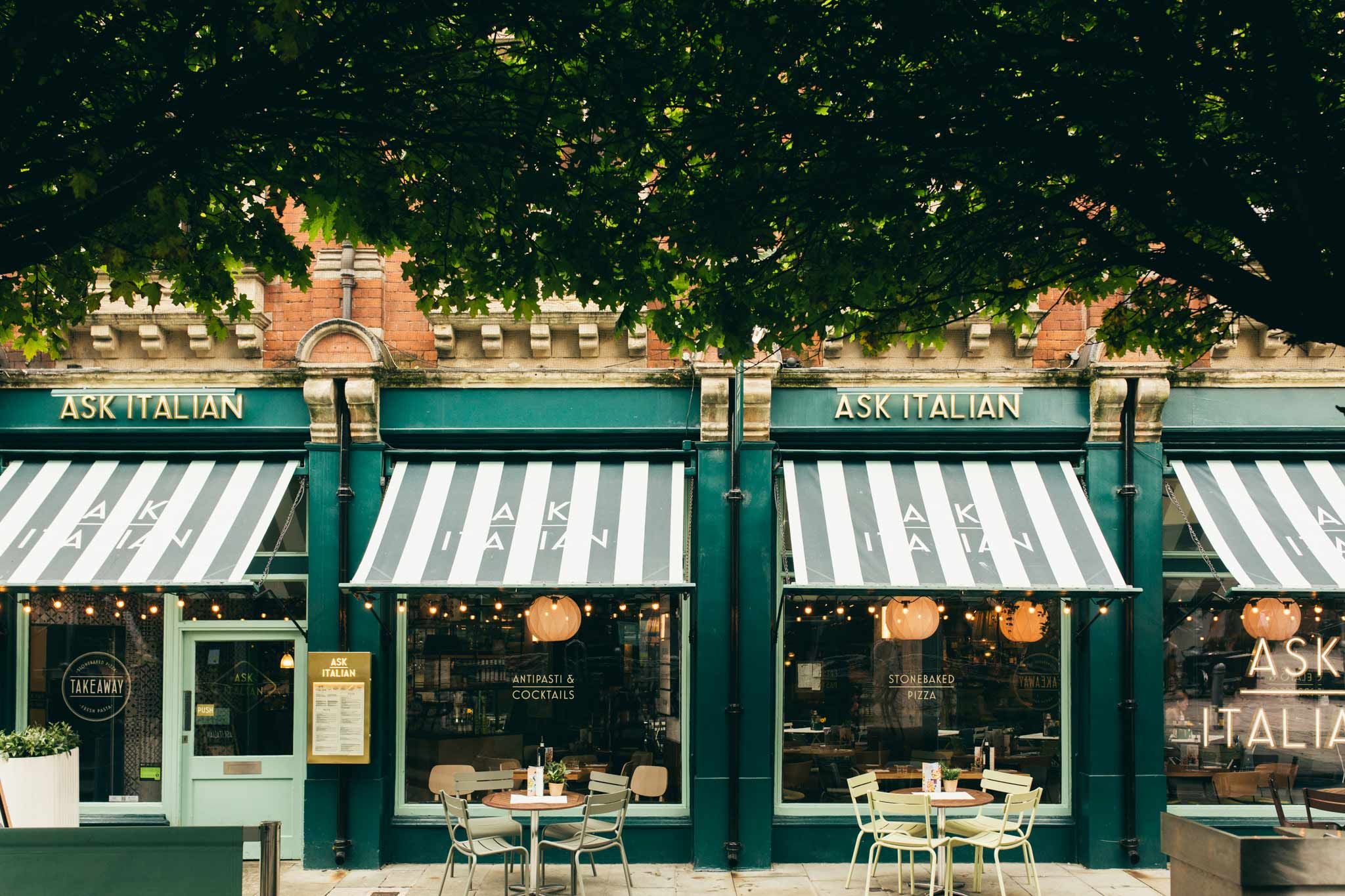 ASK Italian Restaurant Cardiff - Outside Seating 